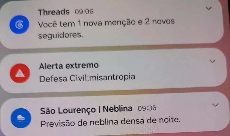 Alerta pelo WhastApp