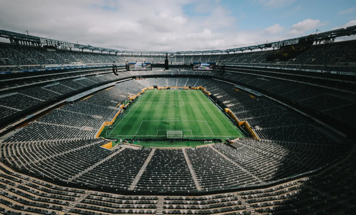 Estádio para a estreia do Brasil