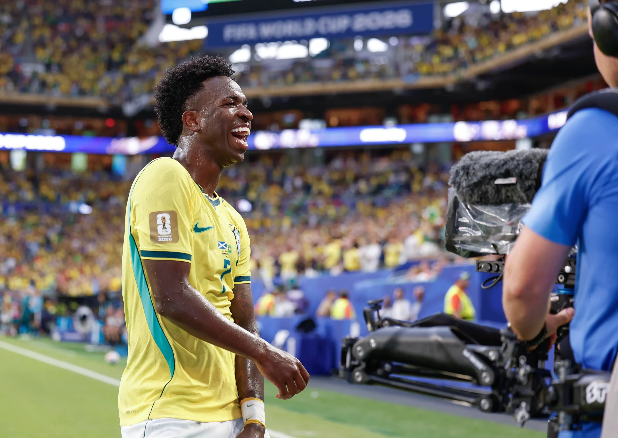 Vini Jr esperança de gols