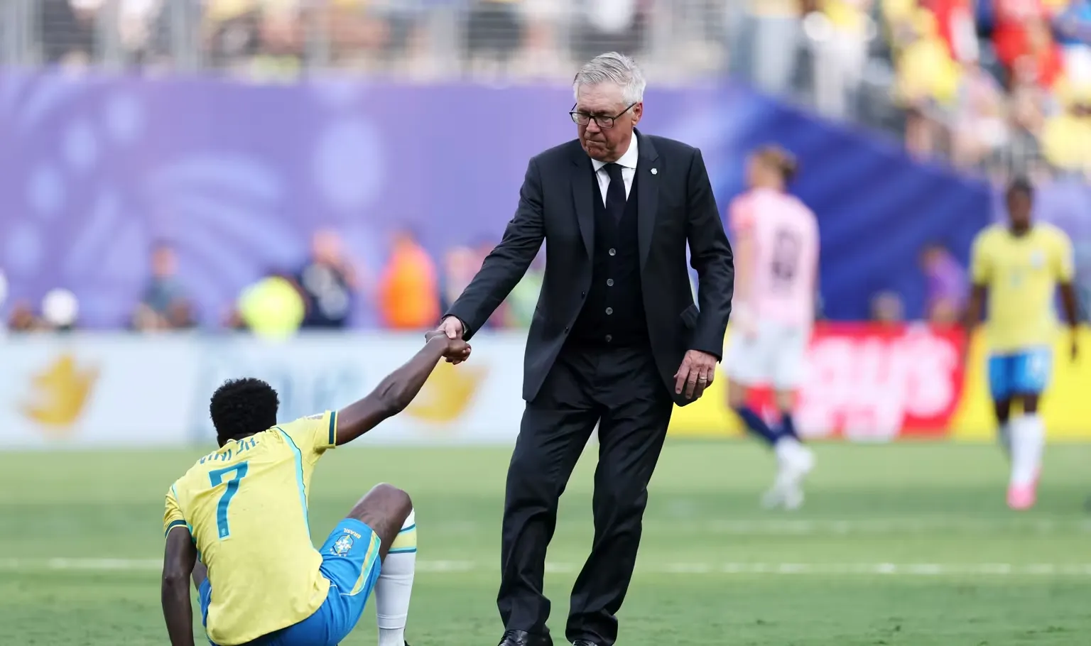 Ancelotti e Vini Jr