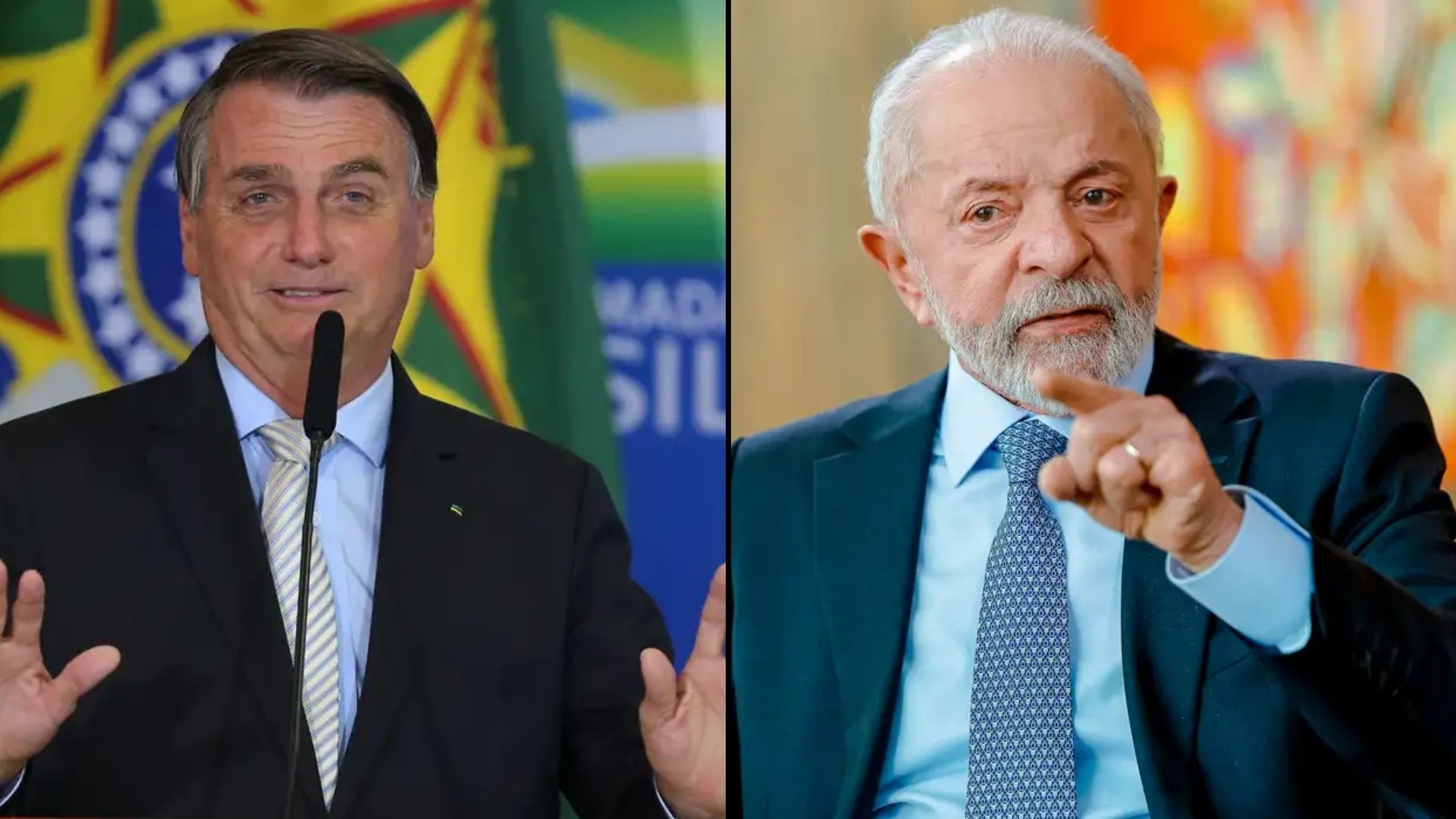 Jair Bolsonaro e Lula